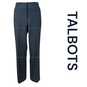 TALBOTS Signature Trousers in Black, High Quality Feel, Size 8.
